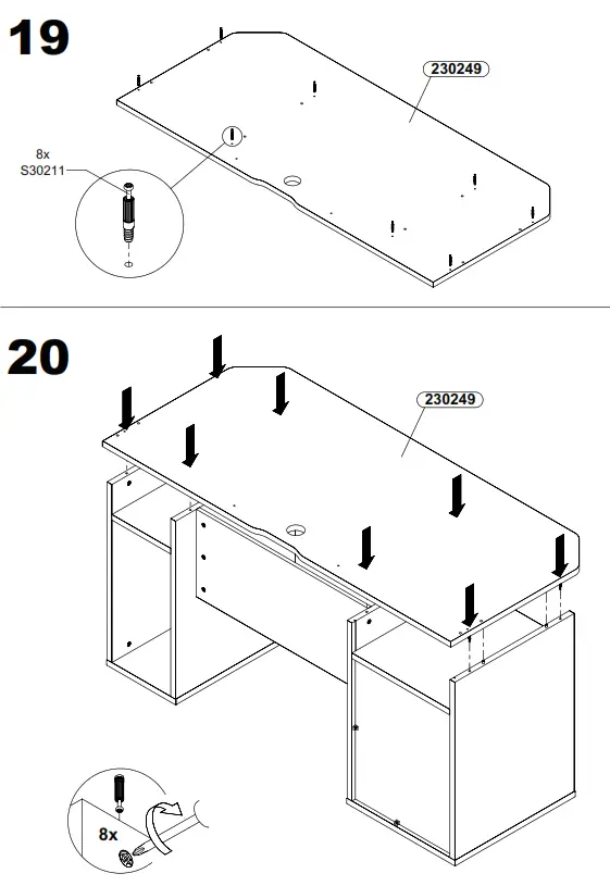 RACANTII TZRB213 Z113 Gamer Table PC Desk - fig27