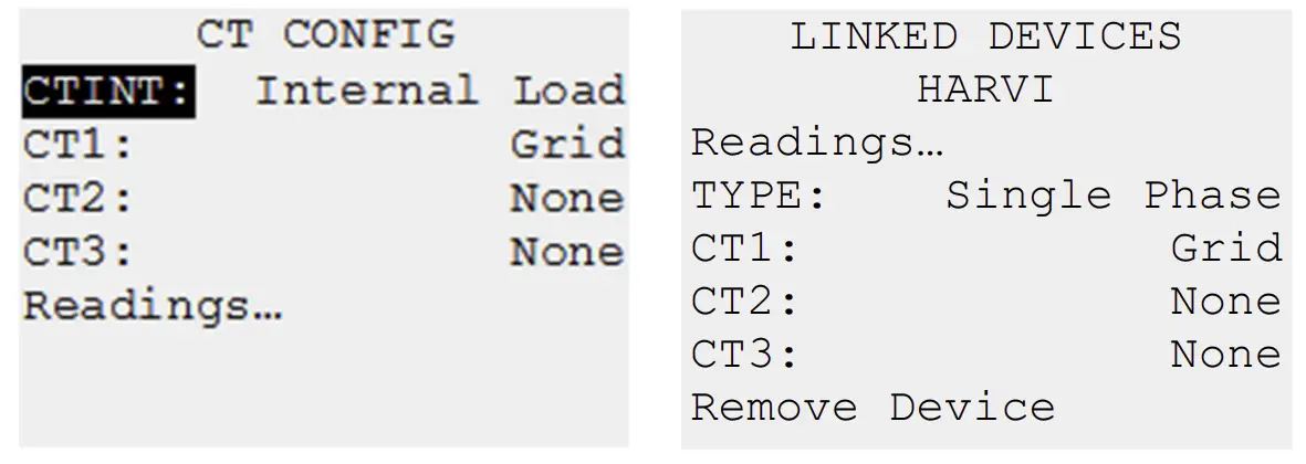 Directly connected CTs