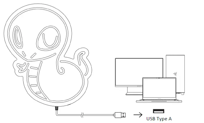 RAZER Sneki Snek Wall Light fig (3)