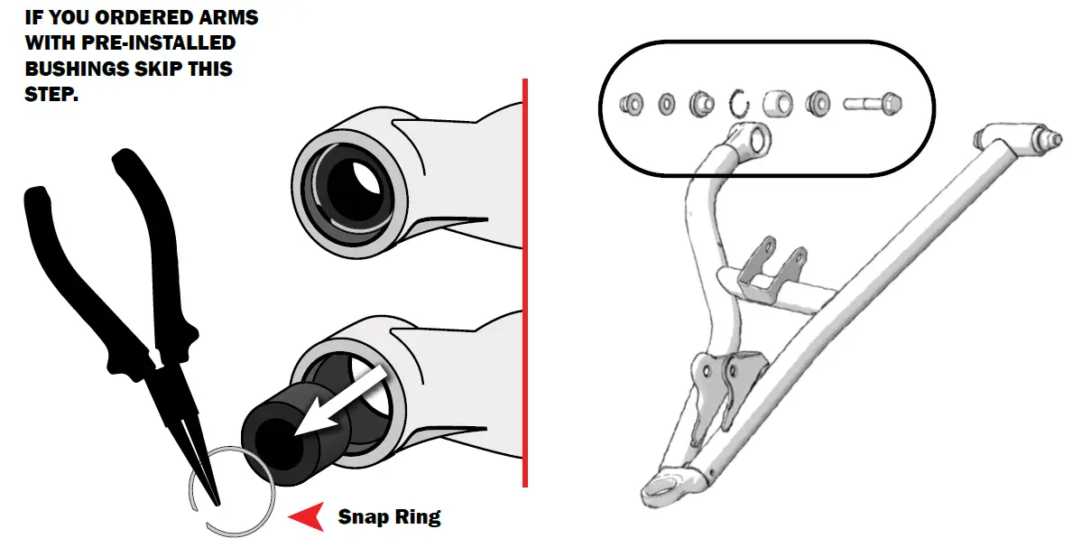 HIGH LIFTER HDFFA-GEN1 APEXX Front Forward Control Arms Polaris General 10