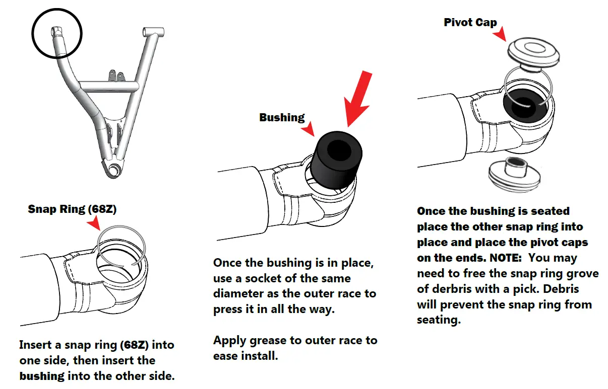 HIGH LIFTER HDFFA-GEN1 APEXX Front Forward Control Arms Polaris General 12
