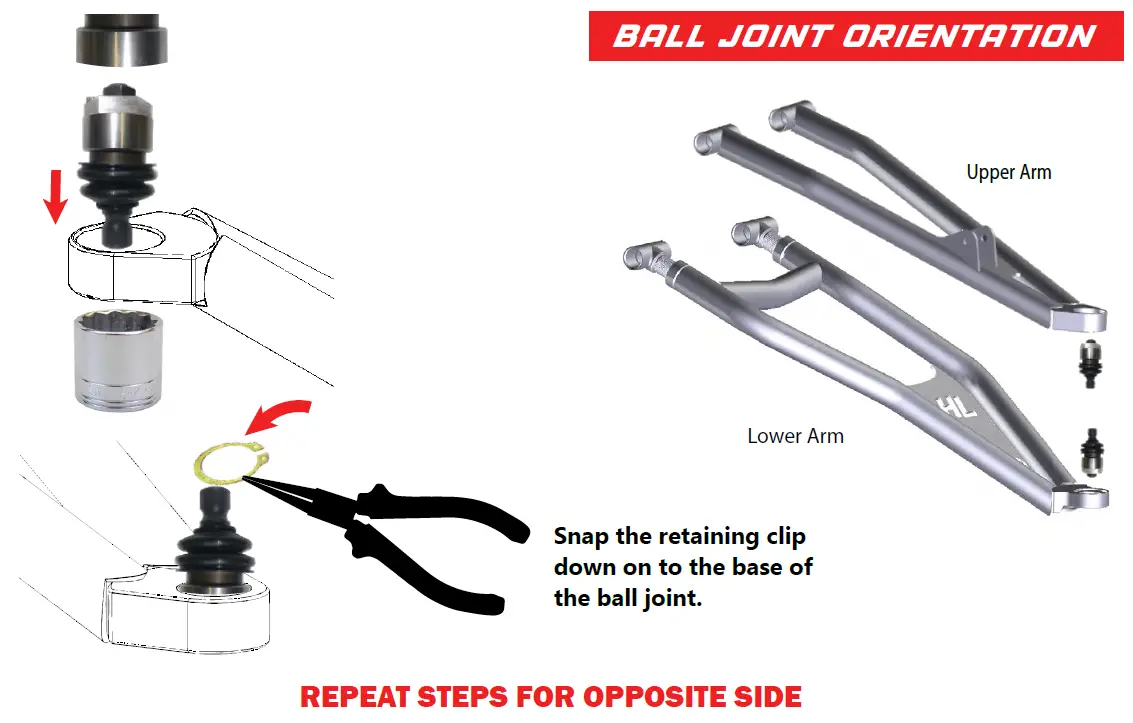 HIGH LIFTER HDFFA-GEN1 APEXX Front Forward Control Arms Polaris General 16
