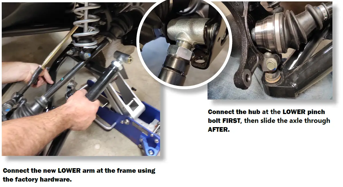 HIGH LIFTER HDFFA-GEN1 APEXX Front Forward Control Arms Polaris General 17