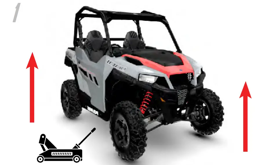 HIGH LIFTER HDFFA-GEN1 APEXX Front Forward Control Arms Polaris General 2