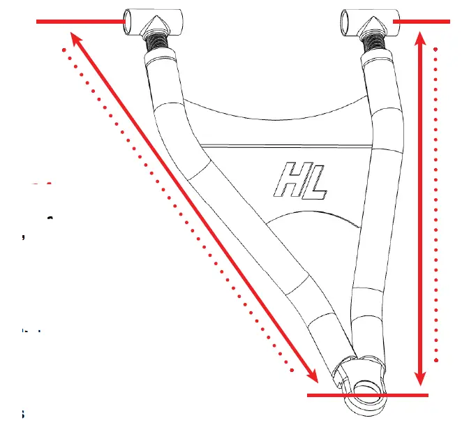 HIGH LIFTER HDFFA-GEN1 APEXX Front Forward Control Arms Polaris General 21