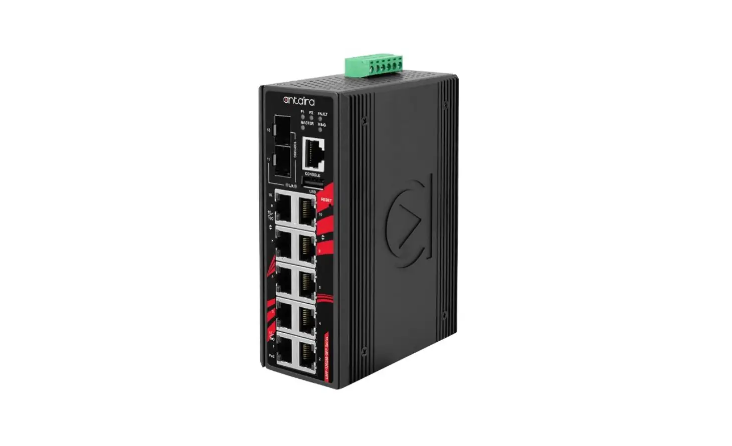 Antaira Lmp-1202m-sfp-24 Series 12 Port Industrial Poe+ Managed Ethernet Switch Installation Guide