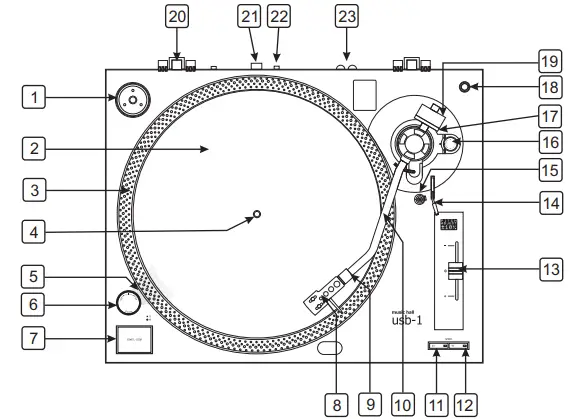 Music Hall USB-1 Record Turntable (4)