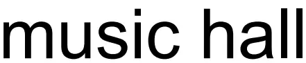 Music Hall logo