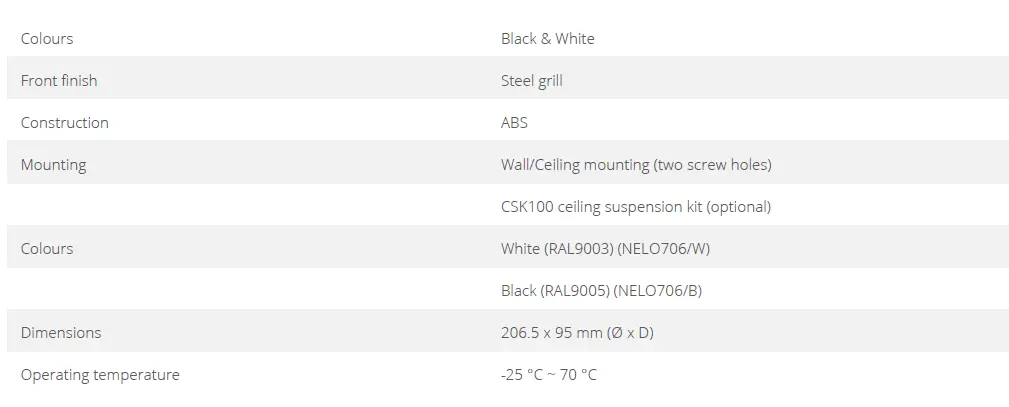 AUDAC-NELO706-Surface-Mount-Speaker-fig-4