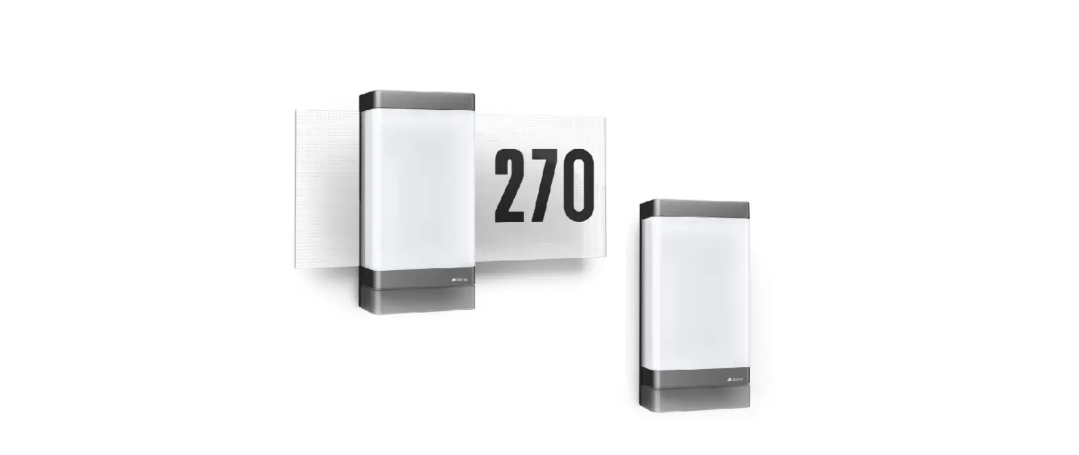 Steinel L 270 Digi Sc Led House Number Light Instruction Manual