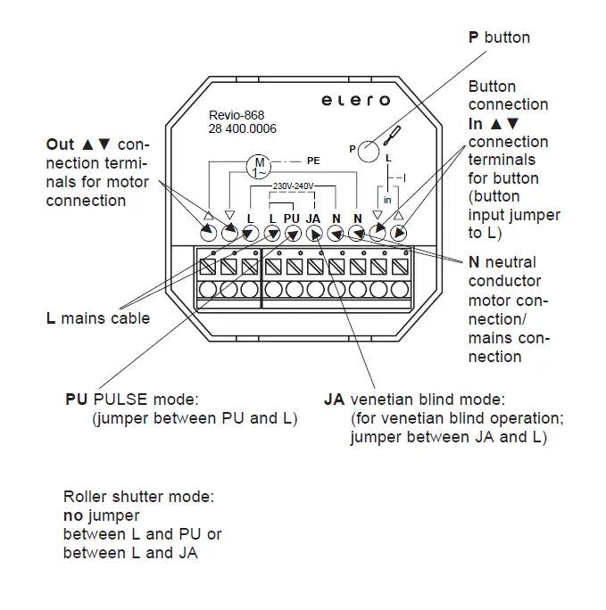 elero-Revio-868-Built-in-Radio-Receiver-Instruction-fig-1