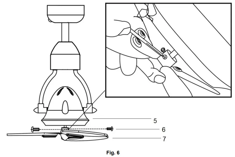 LUCCI 213160 Airfusion Havana Ceiling Mounted Oscillating Fan - fig 5