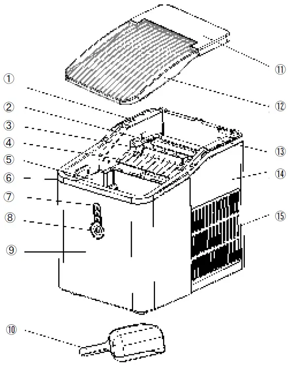 ZAFRO ICM1241 Ice Maker 01