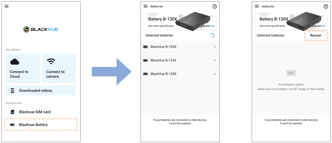 Checking the battery