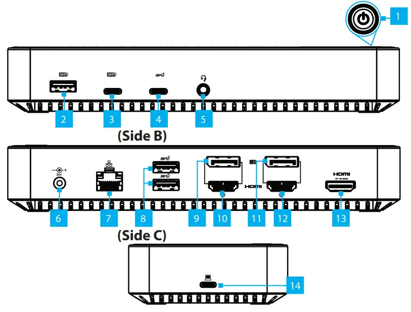 StarTech Com USB C Triple Monitor Dock