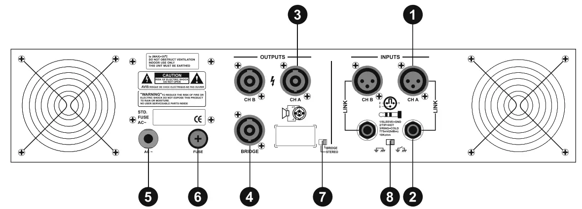 GALAXY AUDIO G-1200 G-Series Amplifiers - fig 6