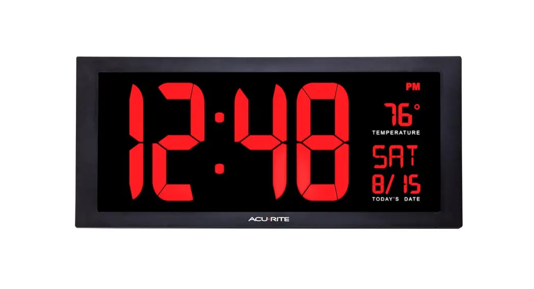 Acurite 75100c Digital Clock Instruction Manual