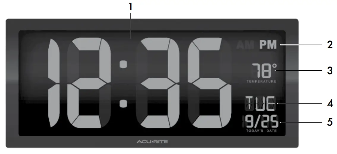 AcuRite 75100C Digital Clock - Features & Benefits