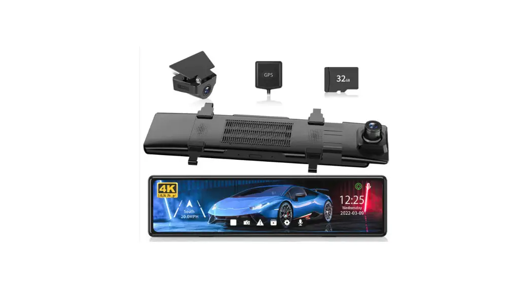 Redtiger T27 Front And Rearview Mirror Dash Cam User Manual