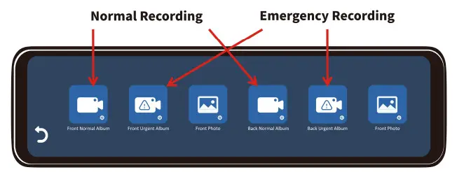 Redtiger T27 Front and Rearview Mirror Dash Cam - fig23