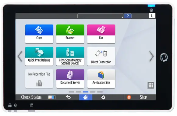 RICOH C2500 Messages on the Control Panel