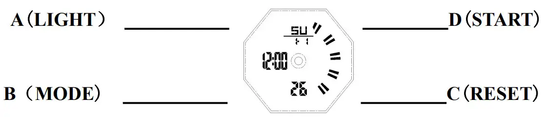 SKMEI 1636 Dual Time Watch