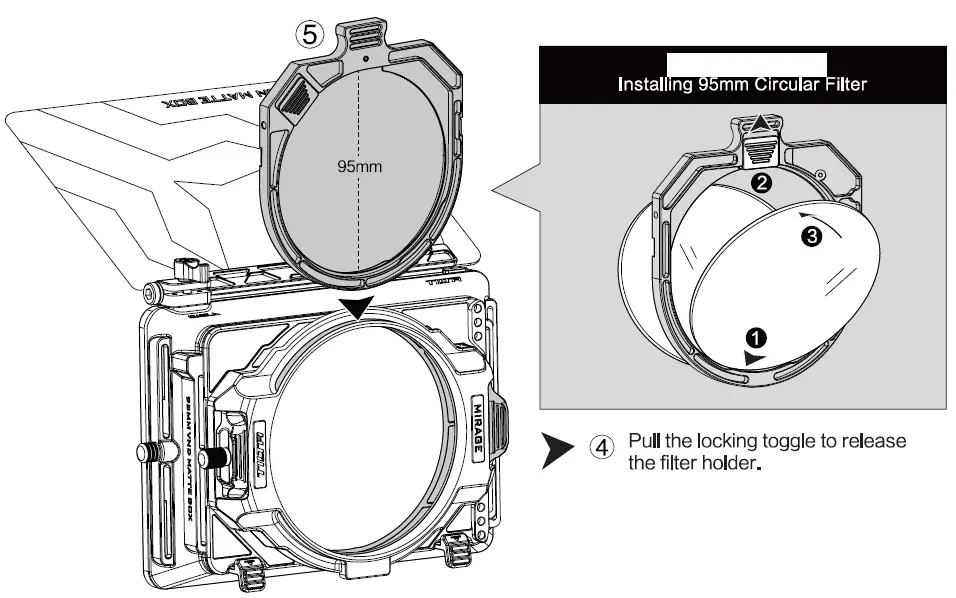 Socrates MB-T16-DCF 95mm Tilta Dual Circular Filter Tray 2