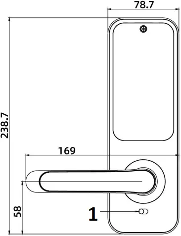 H3A - Lock structure 1
