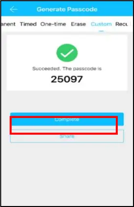 H3A - Setting Passcode 4