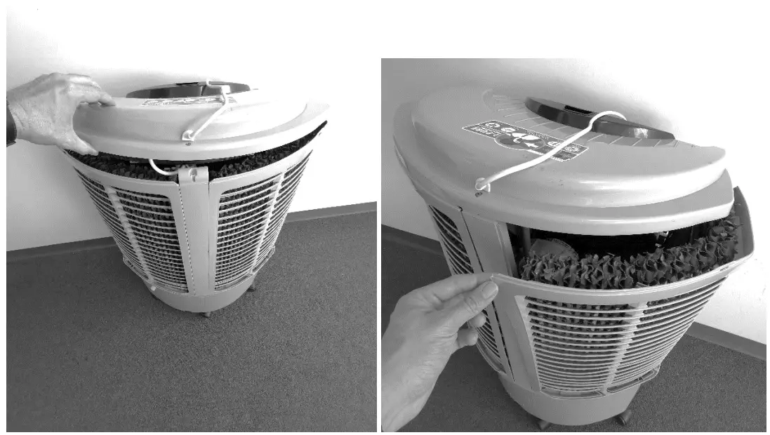 Intertek Bonaire Durango 3100 Portable Evaporative Coole- filter pad