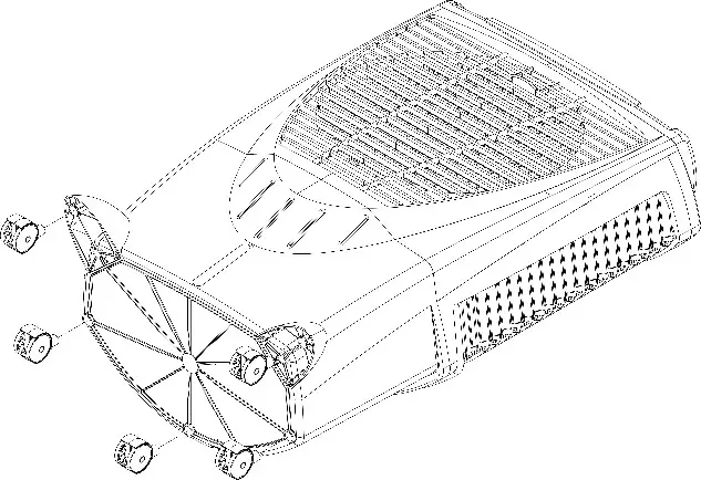 Intertek Bonaire Durango 3100 Portable Evaporative Cooler - Wheel Installation