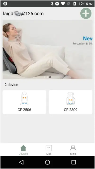 COMFIER CF 4101APP Hand Massager - massager device