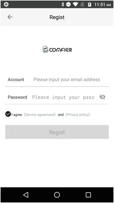 COMFIER CF 4101APP Hand Massager - verification link