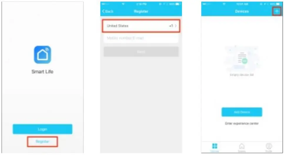 MOES WB-HA-E27 Works with Alexa Light Bulb Adapter Lamp Holder - fig 1