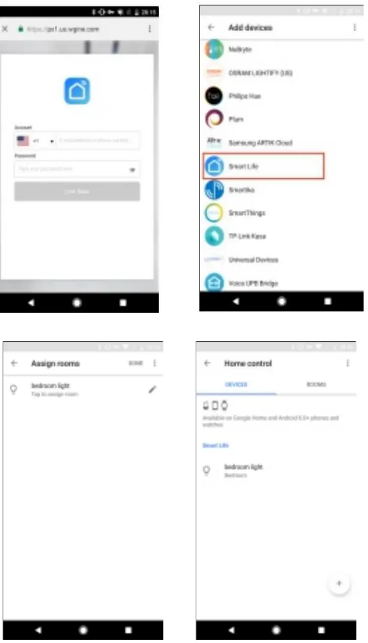 MOES WB-HA-E27 Works with Alexa Light Bulb Adapter Lamp Holder - fig 7
