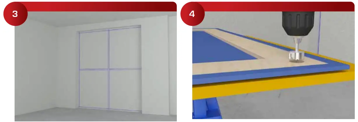 Star Hanger SYSTEMS 226 Galaxy Heavy Acoustical Panels - Fig