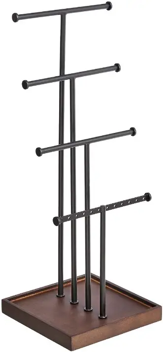 amazon basics B082B59374 Four-Tier Jewelry Tree Stand
