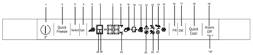 beko GN141632ZXBRN Fridge Freezer - Operating the product 3