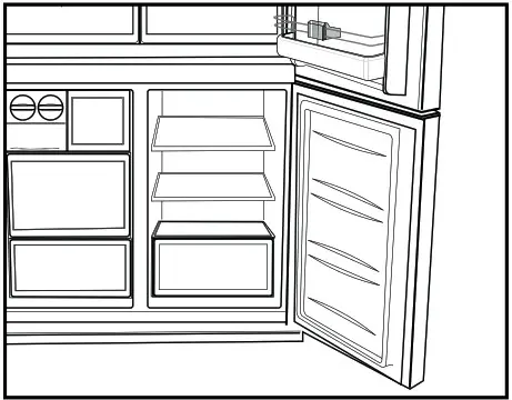 beko GN141632ZXBRN Fridge Freezer - Operating the product 4