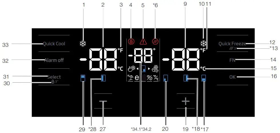 beko GN141632ZXBRN Fridge Freezer - Operating the product