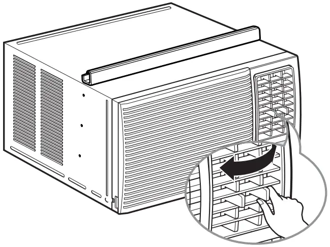 LG LW8023HRSM Window Air Conditioner - Airflow