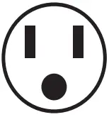 LG LW8023HRSM Window Air Conditioner - Wall Receptacle