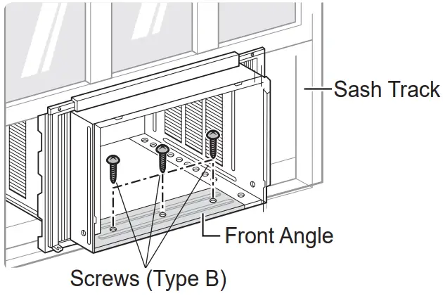 LG LW8023HRSM Window Air Conditioner - front angle