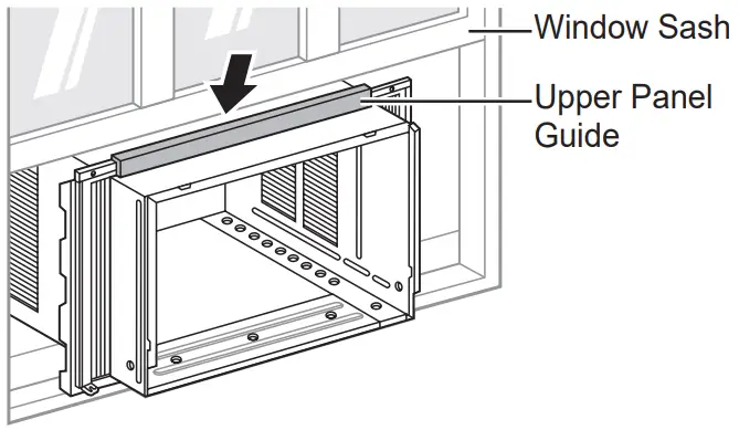 LG LW8023HRSM Window Air Conditioner - meets the cabinet