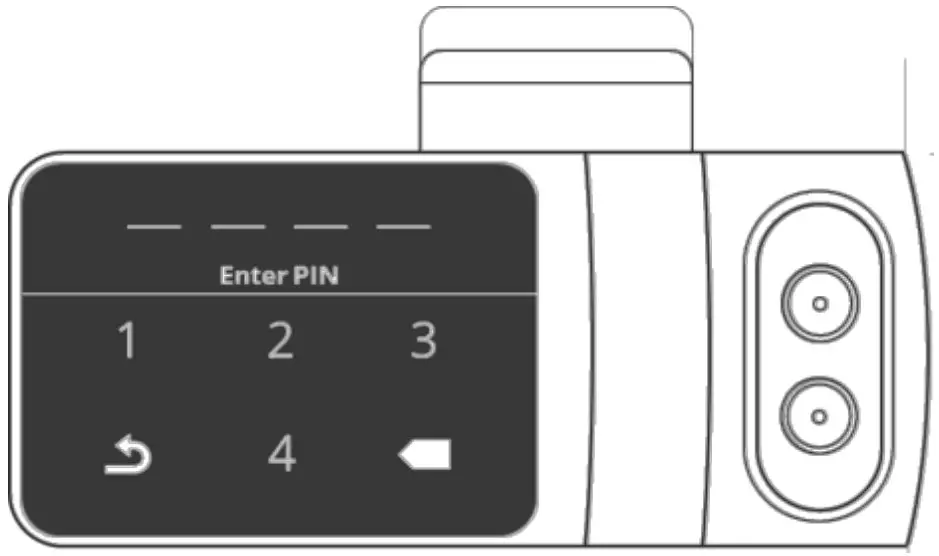KONEXIAL MY20 Dash Cam - touch screen