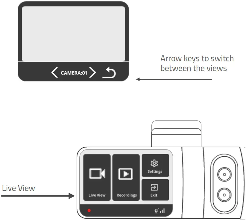 KONEXIAL MY20 Dash Cam - windshield