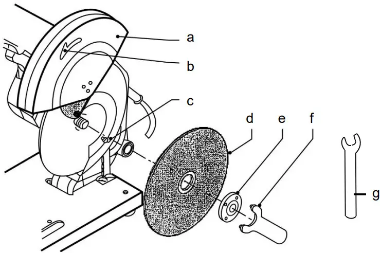 westfalia 84 38 60 Metal Cutting Saw - manuals provide 4