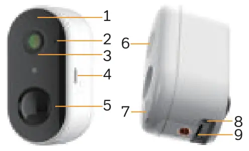 ARENTI GO1 Wire-free battery Wi-Fi security camera - product description