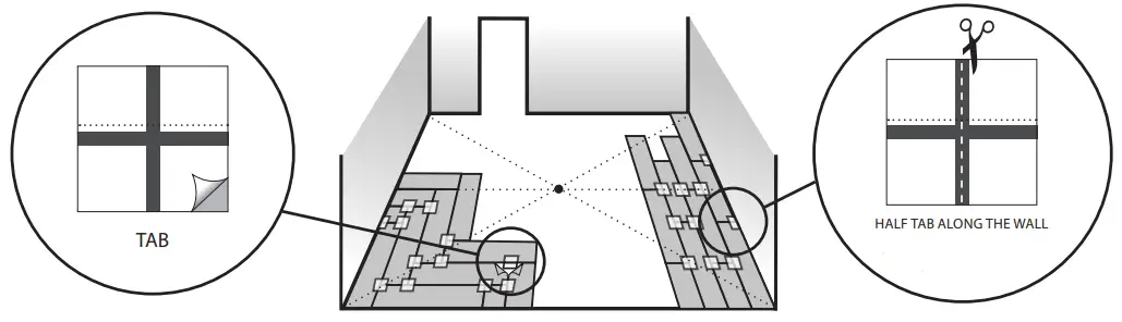 TAB UTile Plank- TAB PLACEMENT