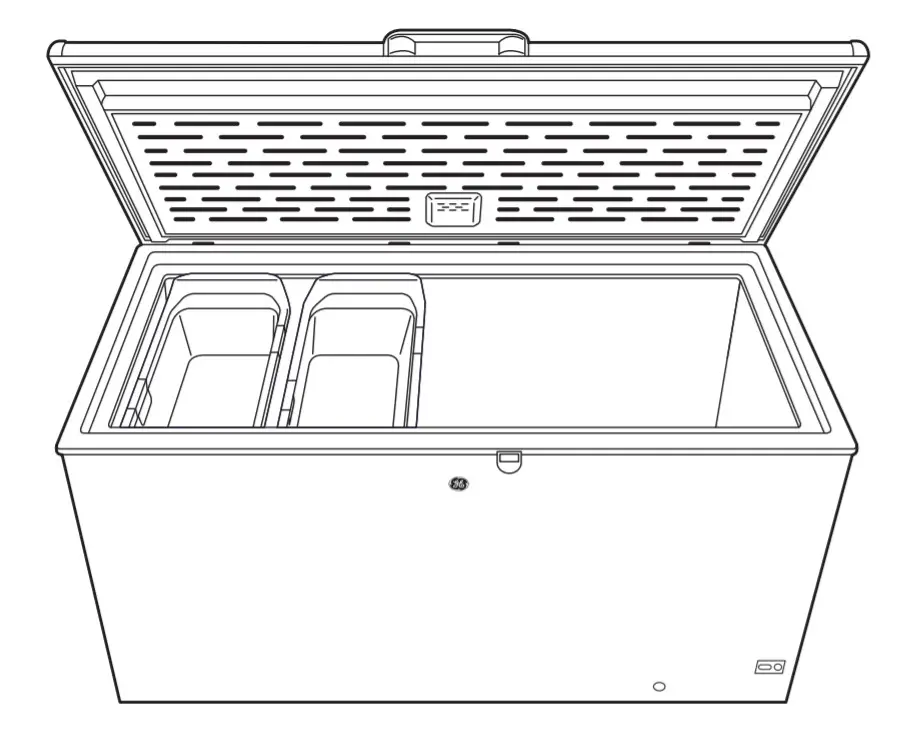 GE 15.6 Cu. Ft. Manual Defrost Chest Freezer -FEATURES AND BENEFITS